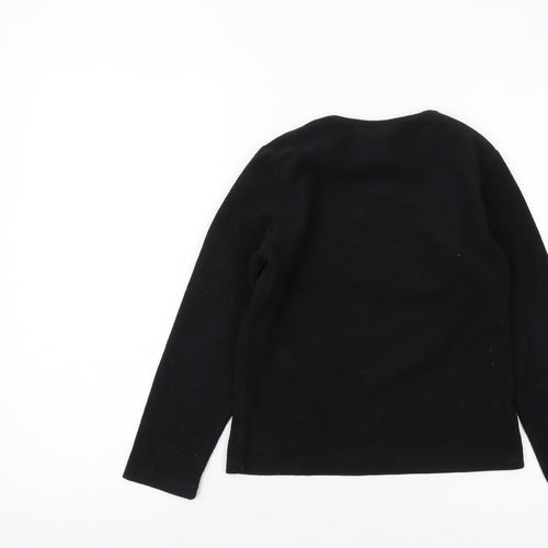 PlayStation Boys Black Polyester Pullover Sweatshirt Size 9-10 Years Pullover