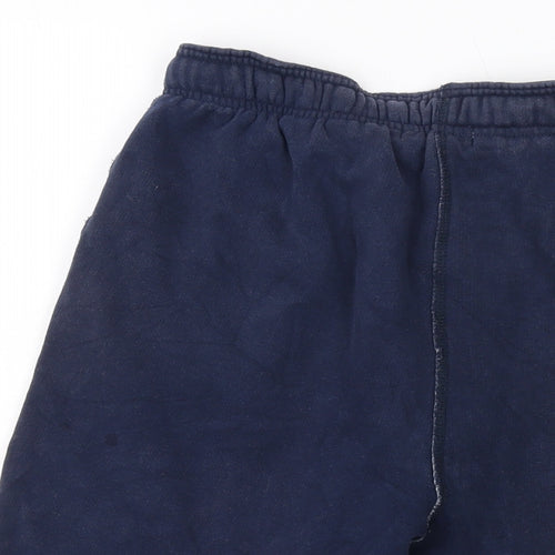 Firetrap Mens Blue Cotton Sweat Shorts Size M L9 in Regular Drawstring