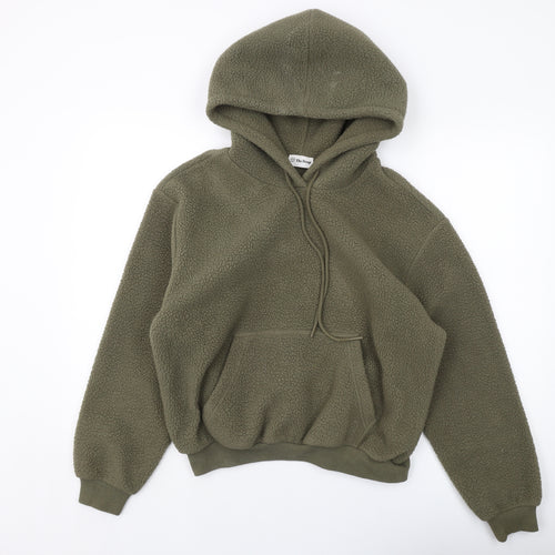 The Drop Womens Green Polyester Pullover Hoodie Size M Pullover