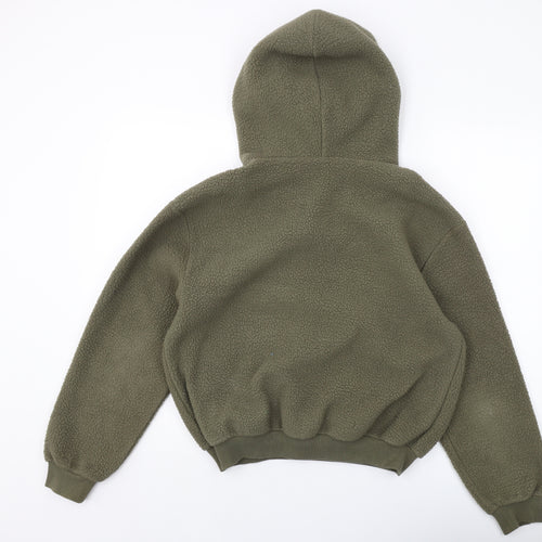 The Drop Womens Green Polyester Pullover Hoodie Size M Pullover