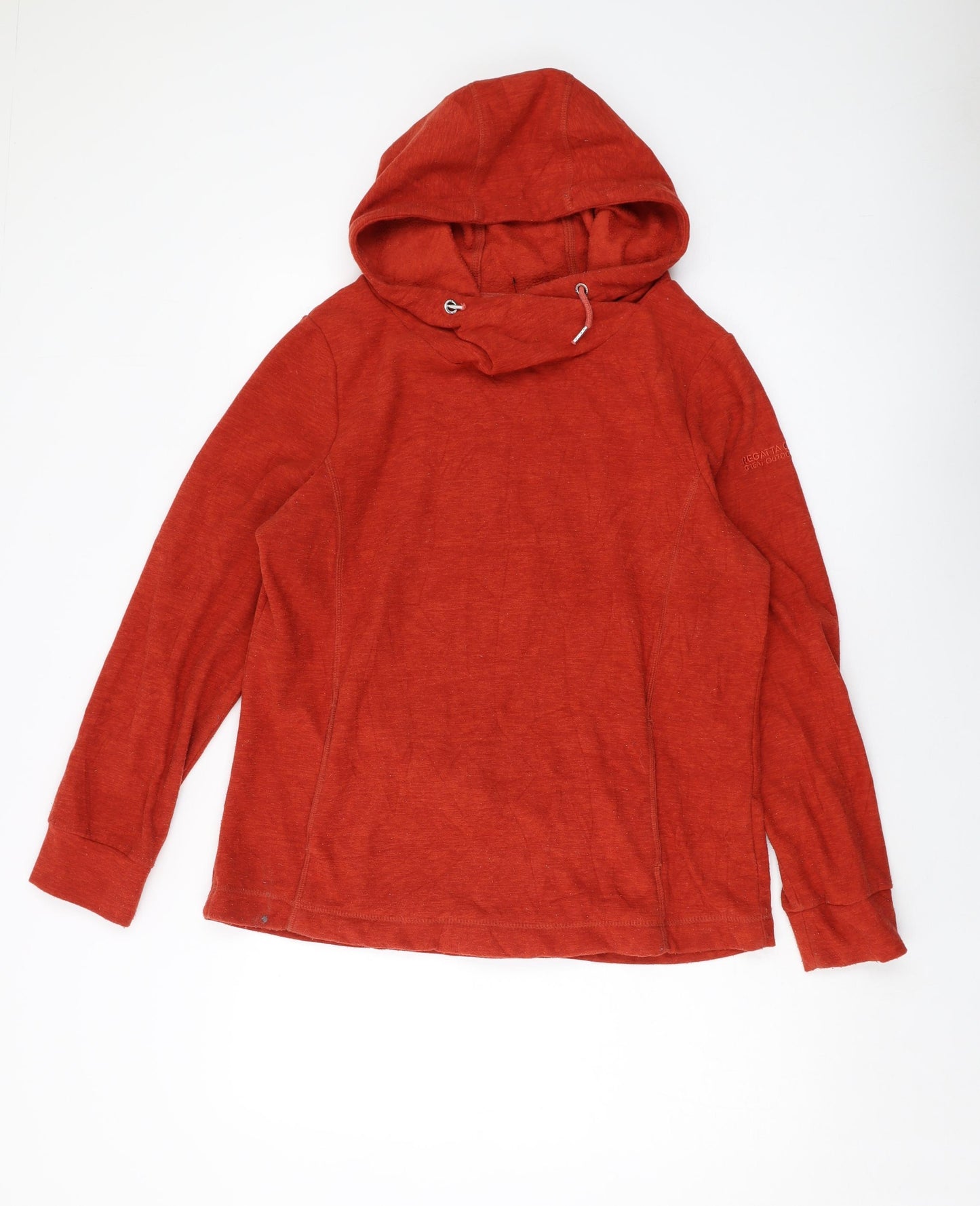 Regatta Womens Red Polyester Pullover Hoodie Size 14 Pullover