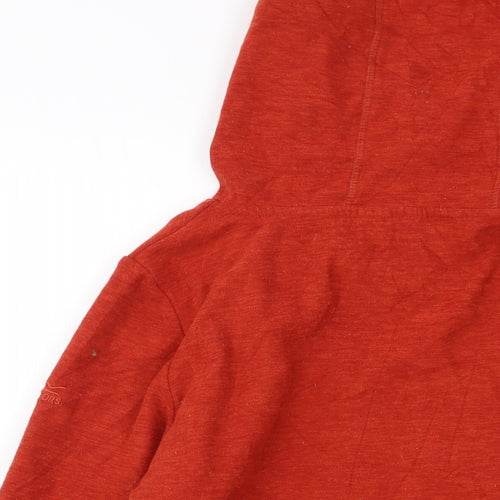 Regatta Womens Red Polyester Pullover Hoodie Size 14 Pullover