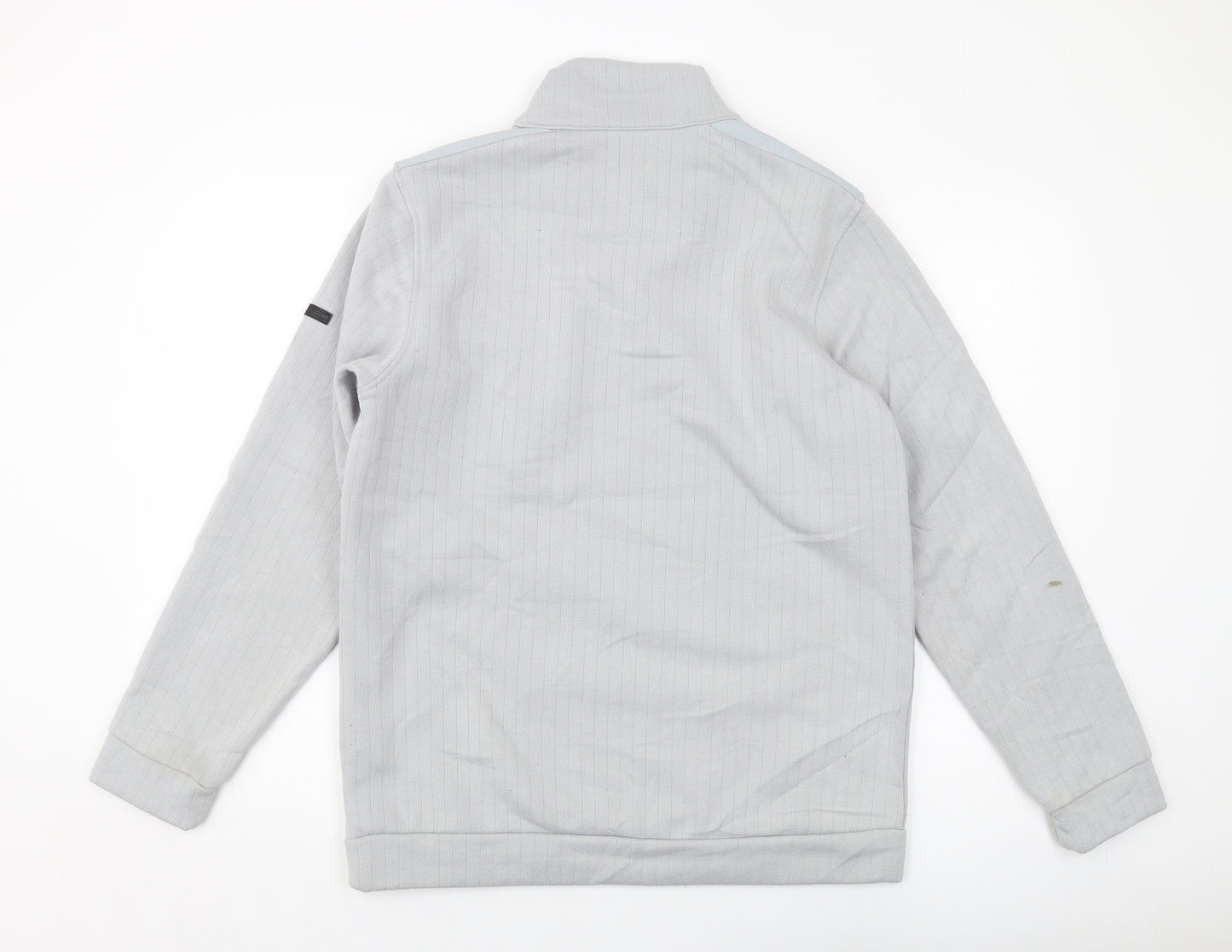 Regatta Mens Grey Cotton Pullover Sweatshirt Size M