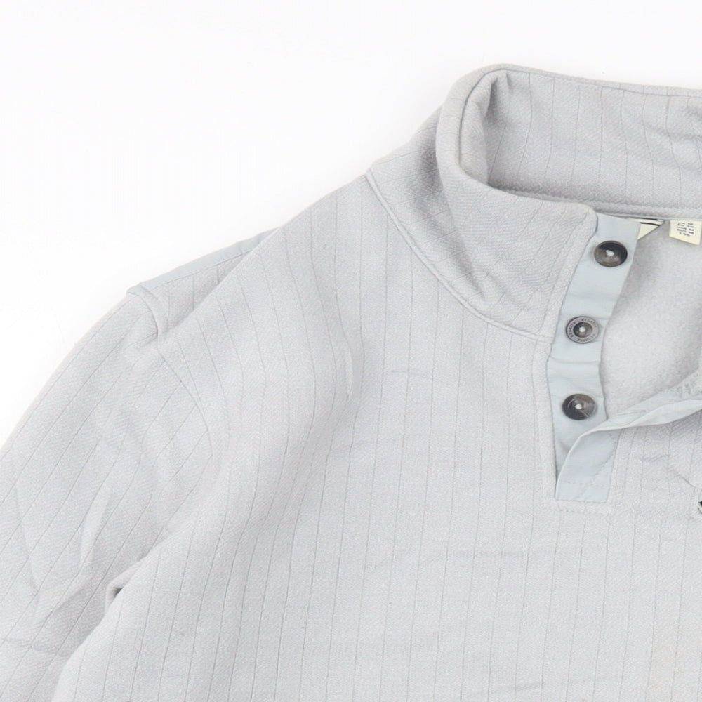 Regatta Mens Grey Cotton Pullover Sweatshirt Size M