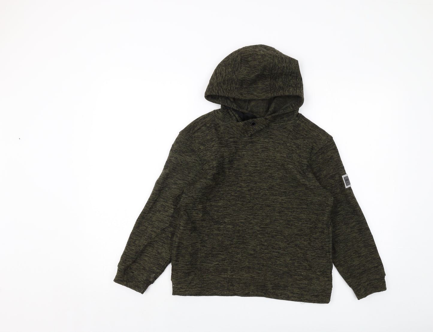 Regatta Boys Green Polyester Pullover Hoodie Size 9-10 Years Pullover