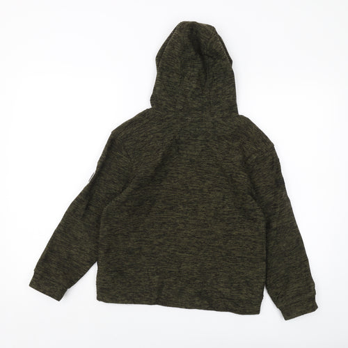 Regatta Boys Green Polyester Pullover Hoodie Size 9-10 Years Pullover