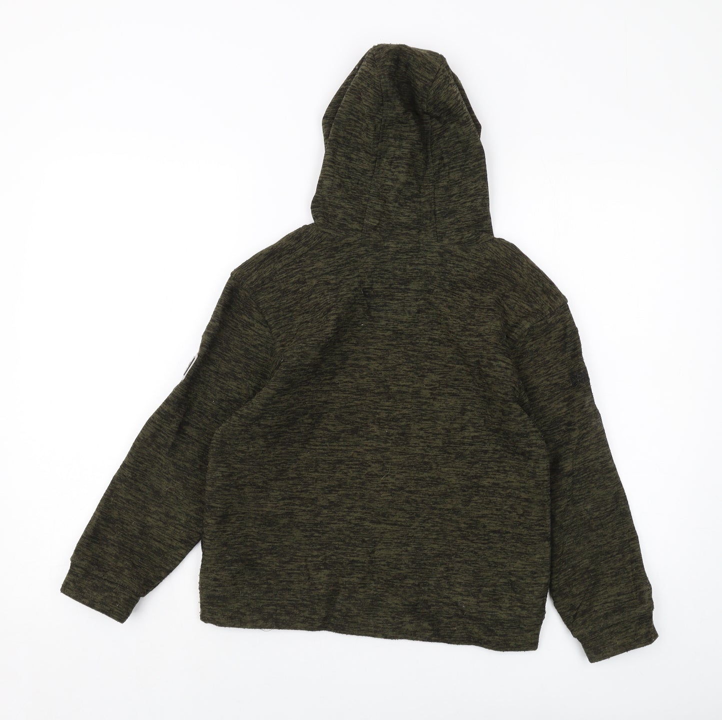 Regatta Boys Green Polyester Pullover Hoodie Size 9-10 Years Pullover