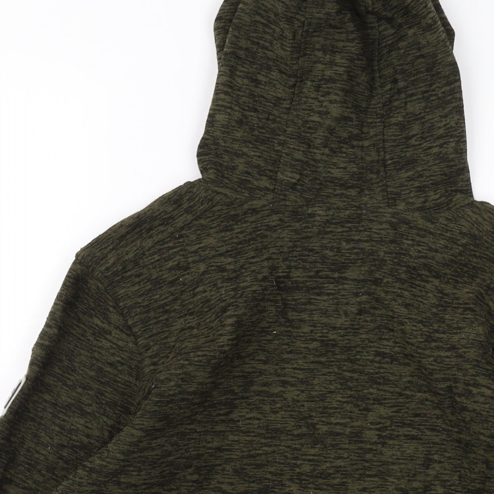 Regatta Boys Green Polyester Pullover Hoodie Size 9-10 Years Pullover