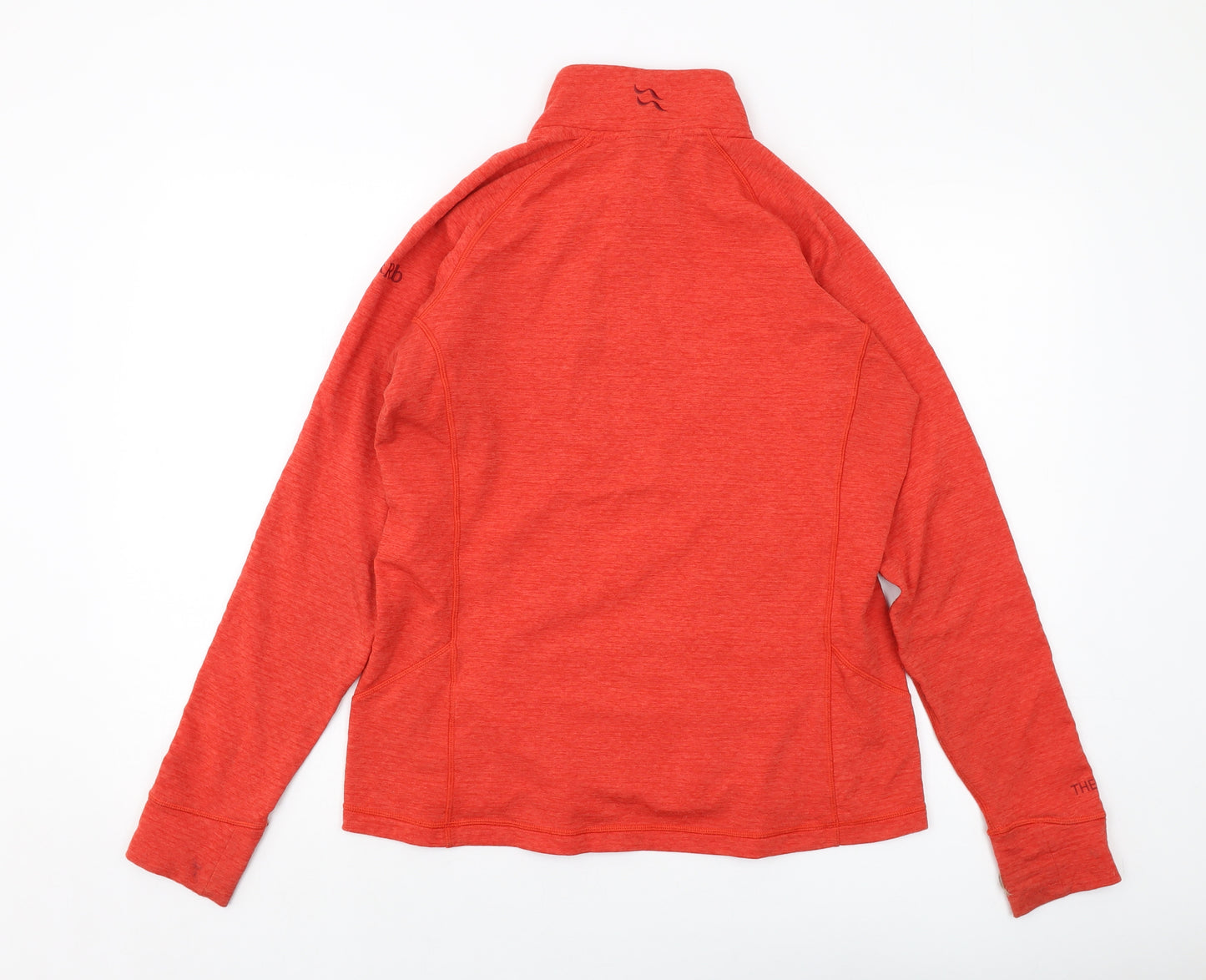 RAB Womens Red Polyester Pullover Sweatshirt Size 14 Zip
