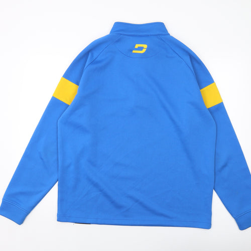 Druids Mens Blue Polyester Pullover Sweatshirt Size XL