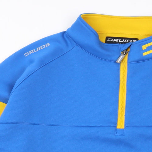 Druids Mens Blue Polyester Pullover Sweatshirt Size XL