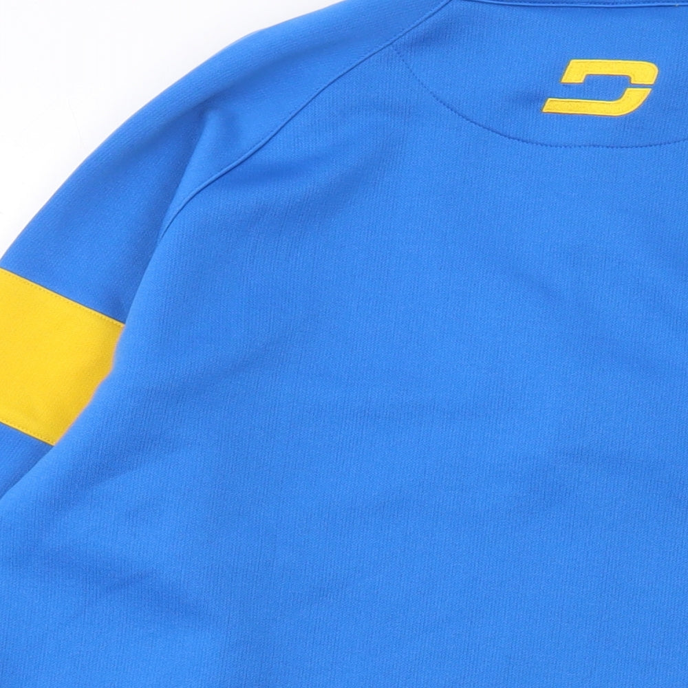 Druids Mens Blue Polyester Pullover Sweatshirt Size XL