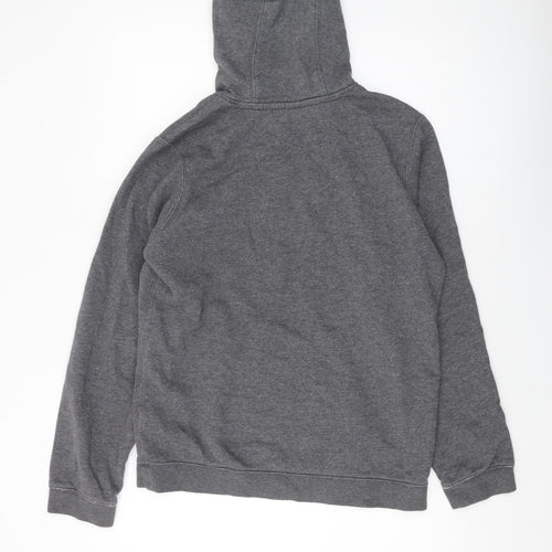 Nike Womens Grey Cotton Pullover Hoodie Size S Pullover