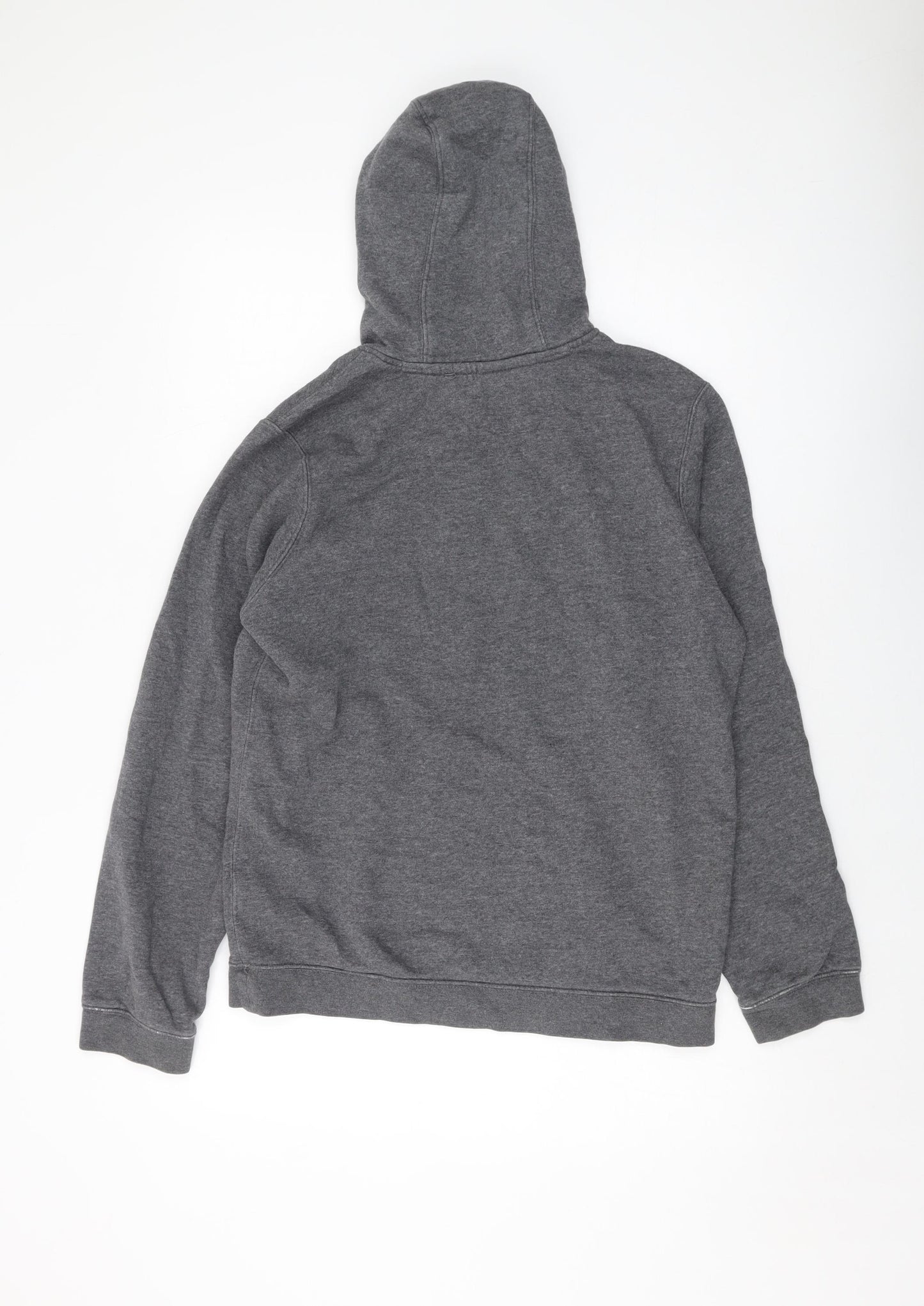 Nike Womens Grey Cotton Pullover Hoodie Size S Pullover