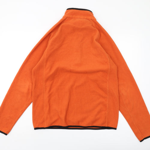 Cotton Traders Mens Orange Polyester Pullover Sweatshirt Size M