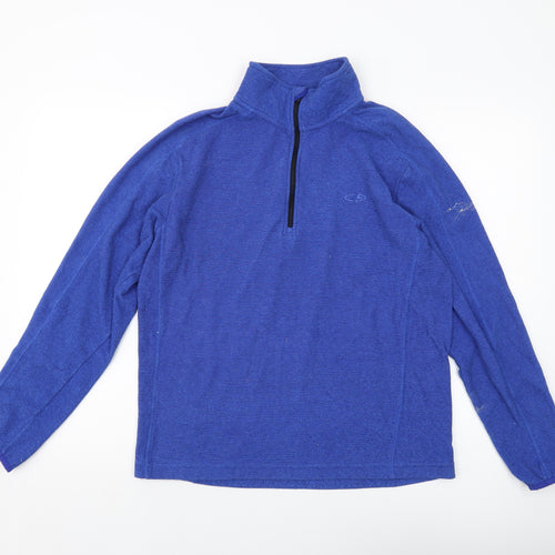 Champion Mens Blue Polyester Pullover Sweatshirt Size M