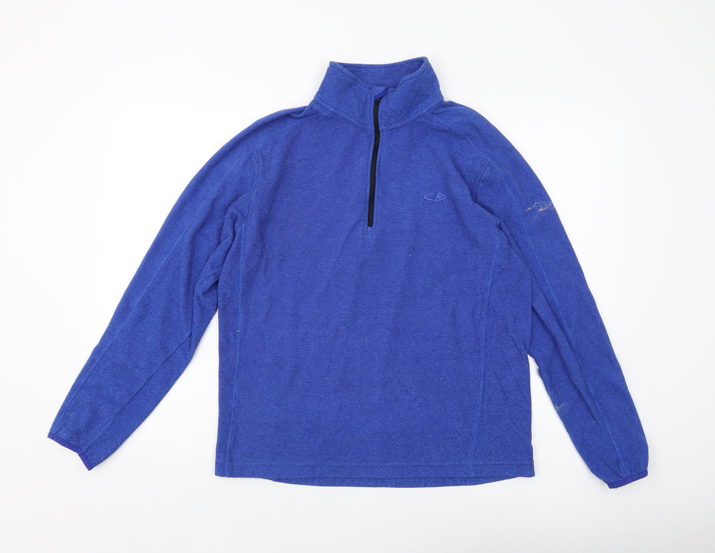 Champion Mens Blue Polyester Pullover Sweatshirt Size M
