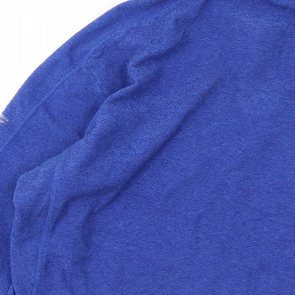 Champion Mens Blue Polyester Pullover Sweatshirt Size M