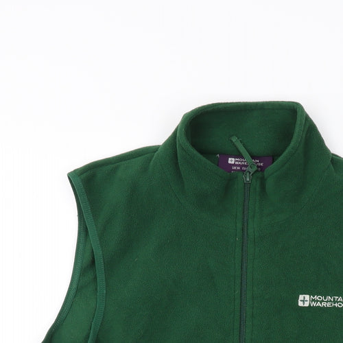 Mountain Warehouse Womens Green Jacket Waistcoat Size 14 Zip