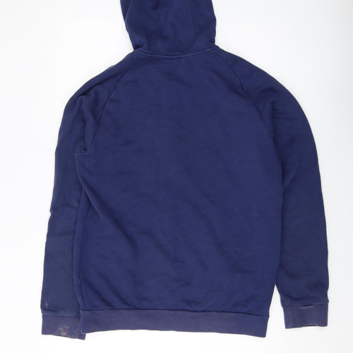 adidas Mens Black Cotton Full Zip Hoodie Size M