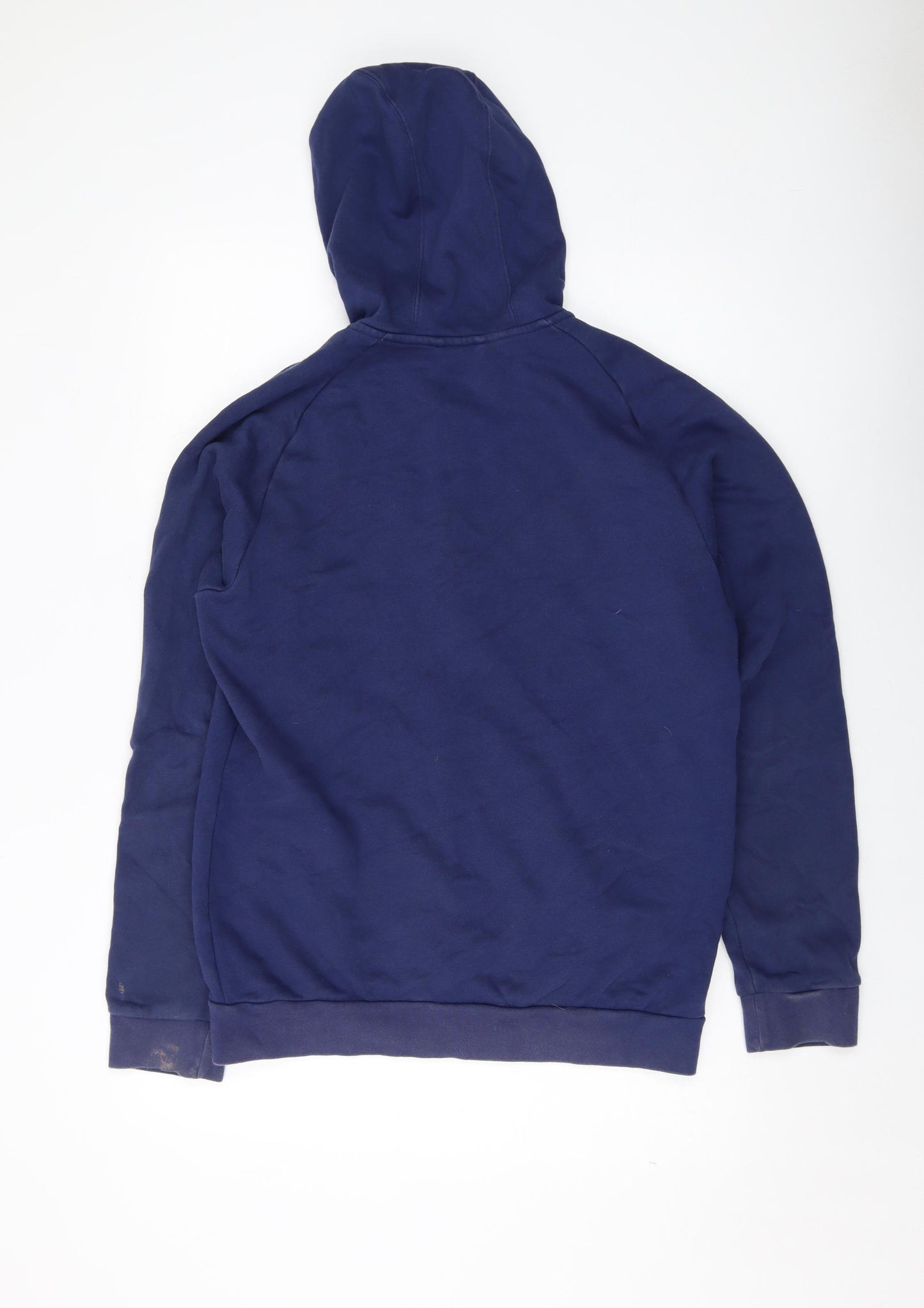adidas Mens Black Cotton Full Zip Hoodie Size M