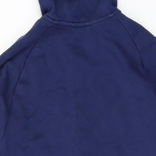 adidas Mens Black Cotton Full Zip Hoodie Size M