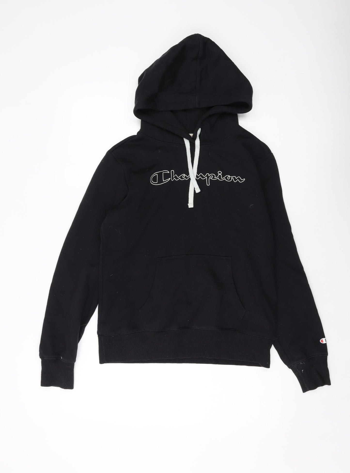 Champion Womens Beige Cotton Pullover Hoodie Size L Pullover