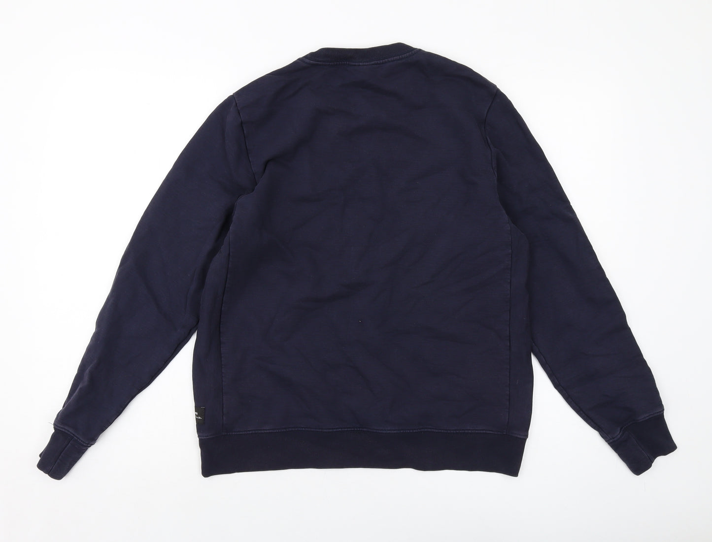 Paul Smith Womens Blue Cotton Pullover Sweatshirt Size M Pullover