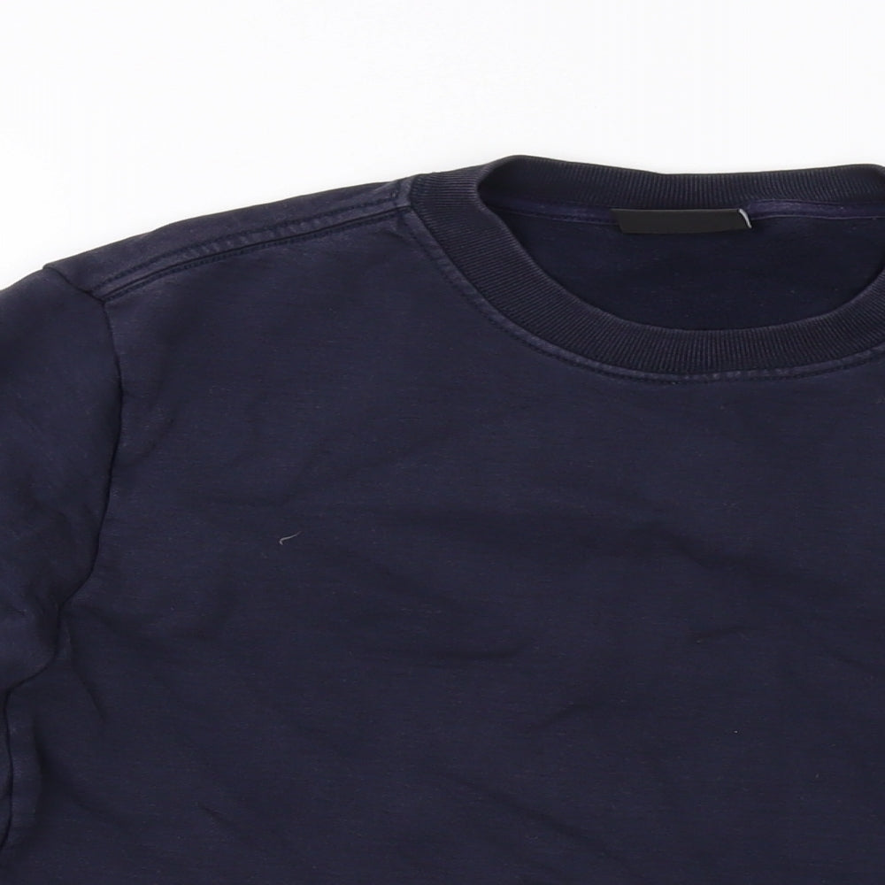 Paul Smith Womens Blue Cotton Pullover Sweatshirt Size M Pullover