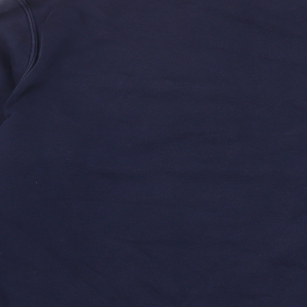 Nike Mens Blue Cotton Pullover Sweatshirt Size L