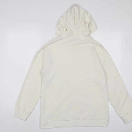 Anna Field Womens Ivory Polyester Pullover Hoodie Size S Pullover