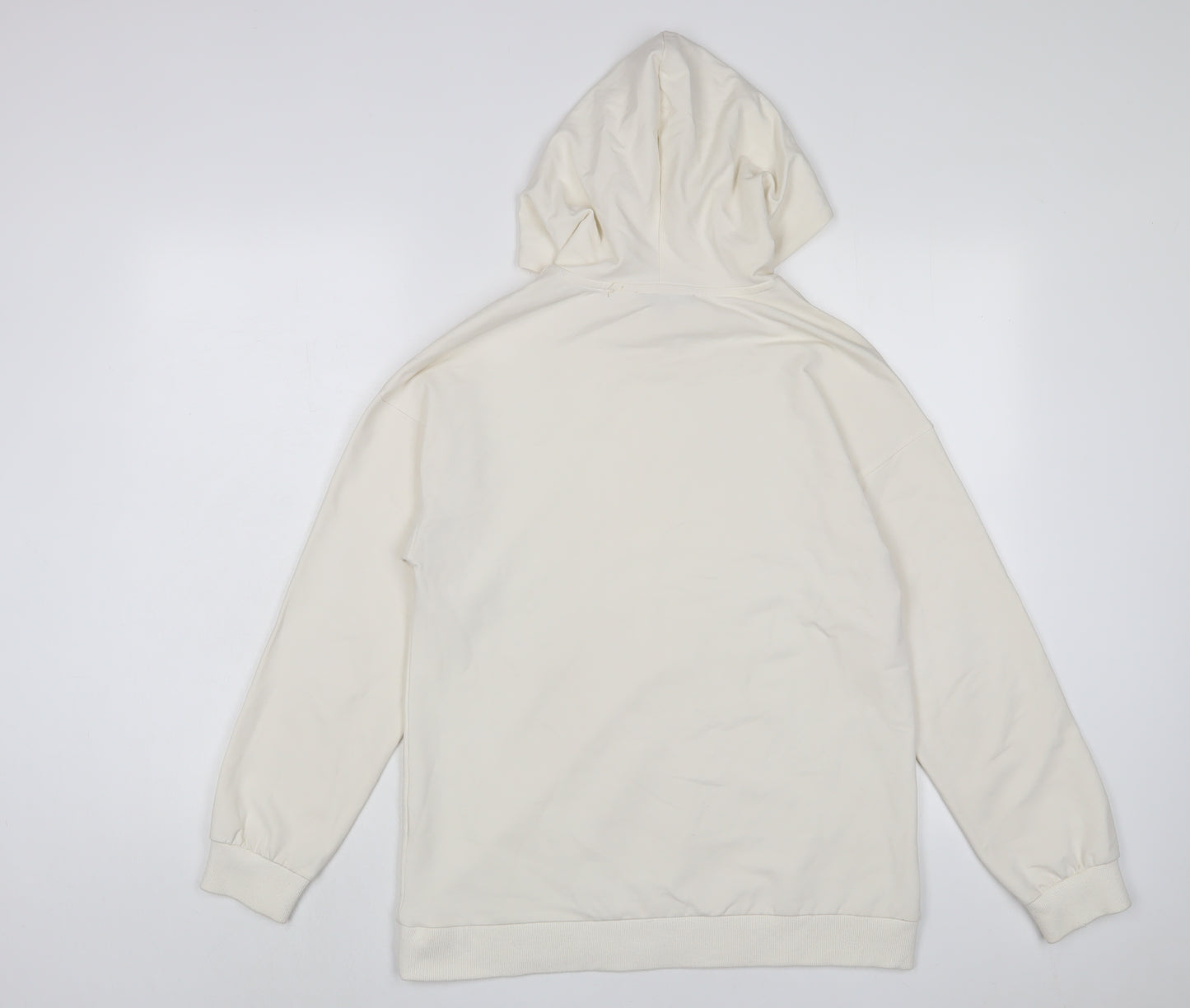 Anna Field Womens Ivory Polyester Pullover Hoodie Size S Pullover