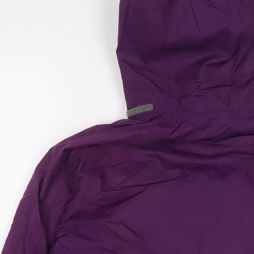 Berghaus Womens Purple Jacket Size 12 Zip - Logo, Embroidered