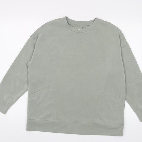 Hinch Womens Green Solid Polyester Top Pyjama Top Size 8 - 8/10