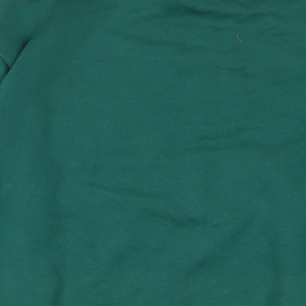 Stranger Things Womens Green Cotton Pullover Sweatshirt Size S Pullover - Embroidered