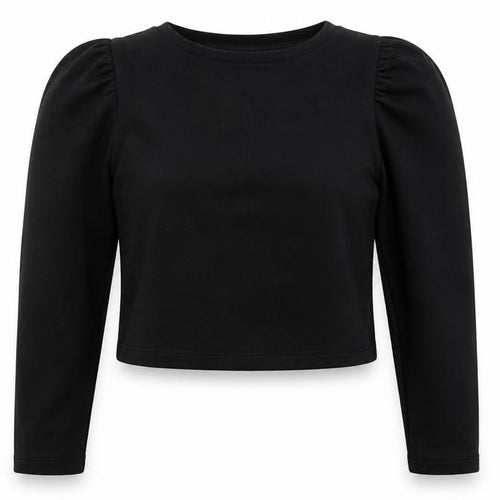Pull&Bear Womens Black Cotton Pullover Sweatshirt Size S Pullover