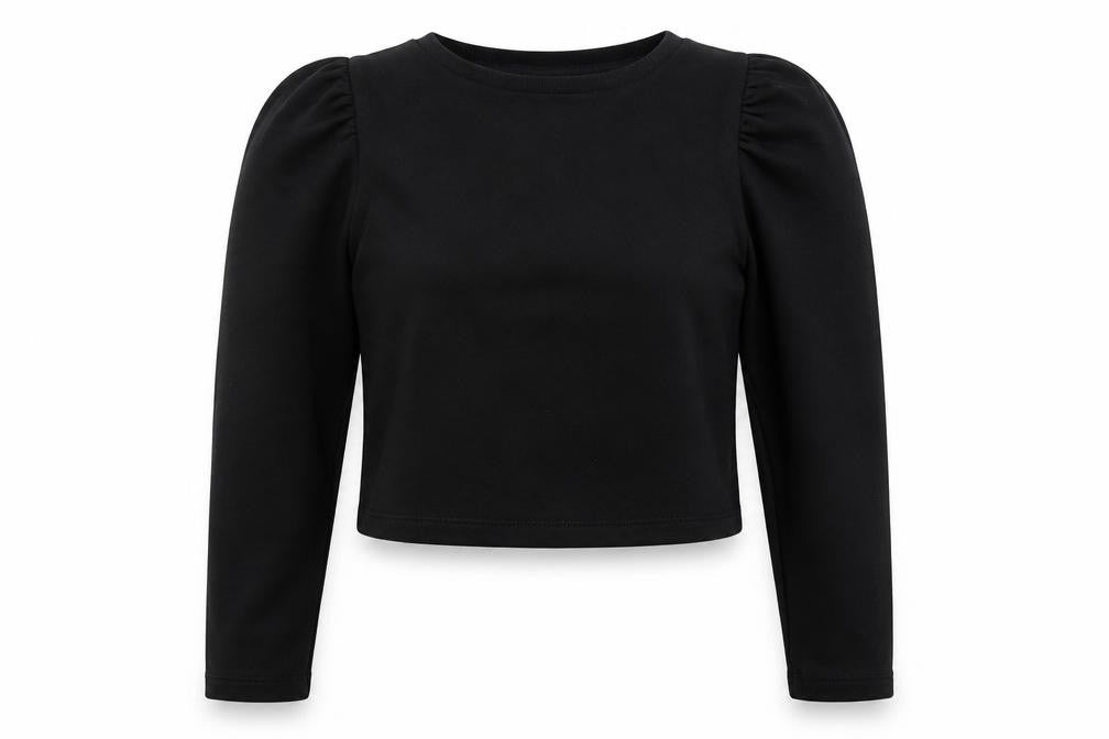 Pull&Bear Womens Black Cotton Pullover Sweatshirt Size S Pullover