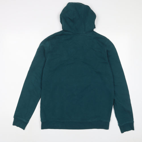 Marks and Spencer Boys Green Cotton Pullover Hoodie Size 15-16 Years Pullover - Minecraft
