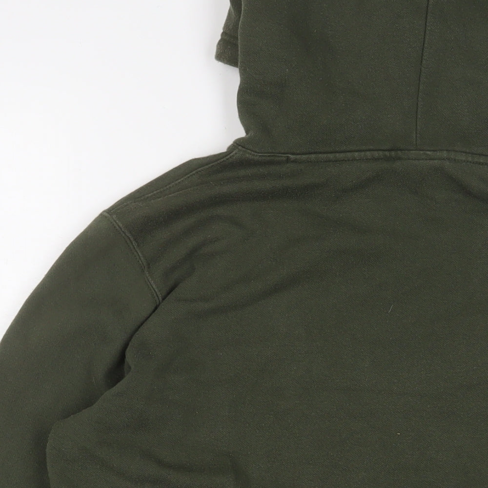 Champion Mens Green Cotton Pullover Hoodie Size M