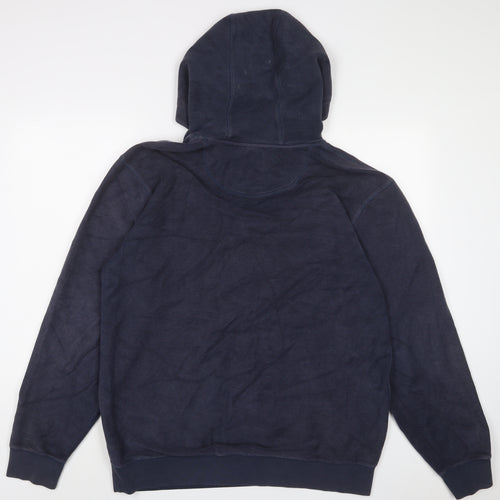 VANS Mens Blue Cotton Pullover Hoodie Size L