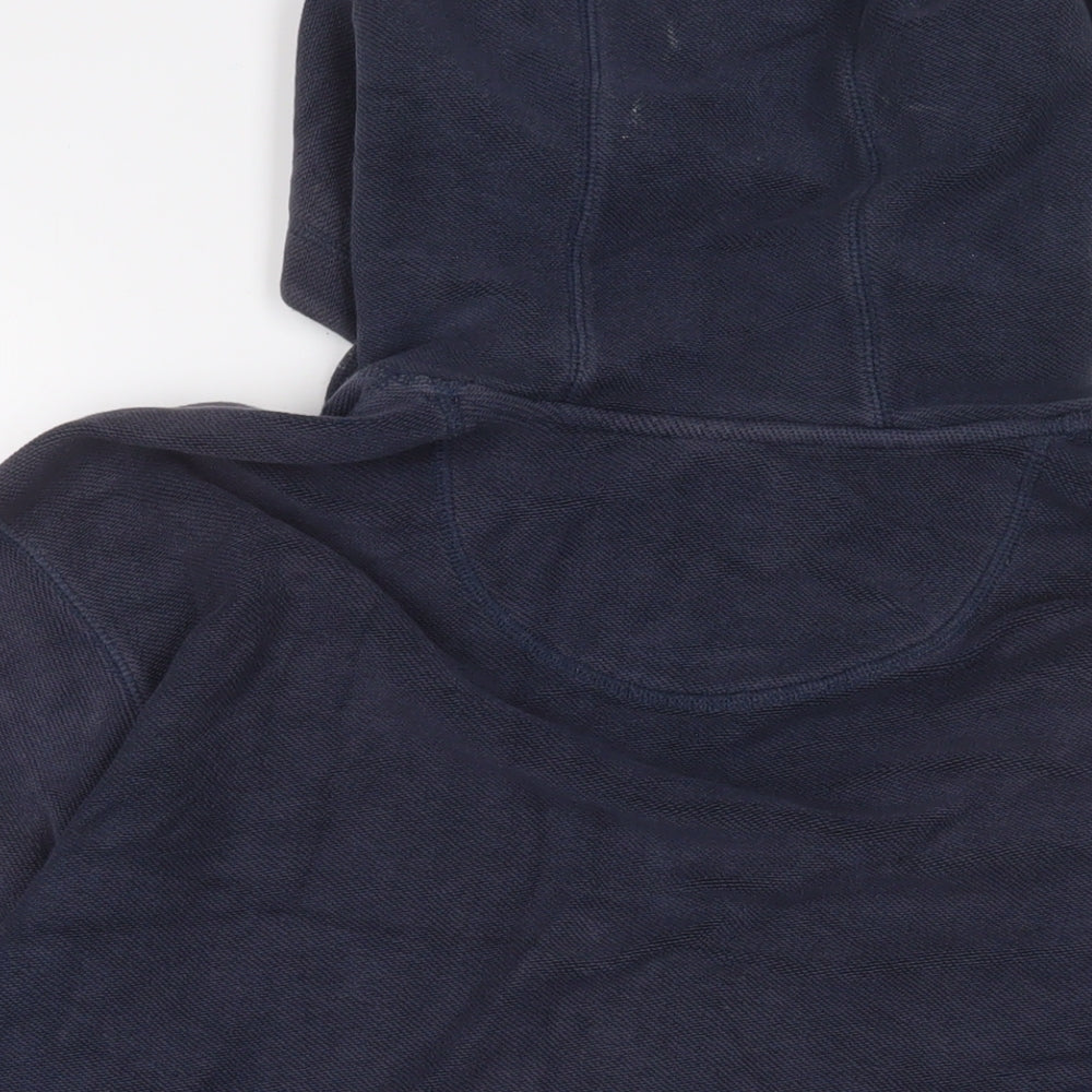 VANS Mens Blue Cotton Pullover Hoodie Size L