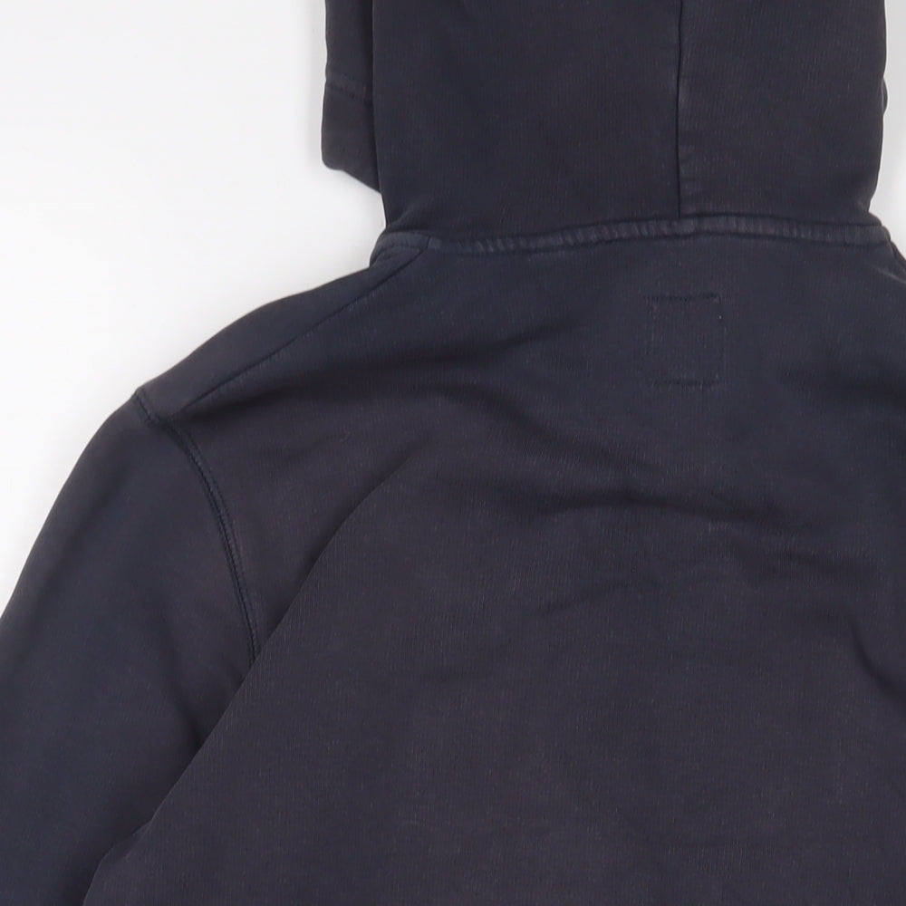 Jack Wills Mens Blue Cotton Full Zip Hoodie Size M