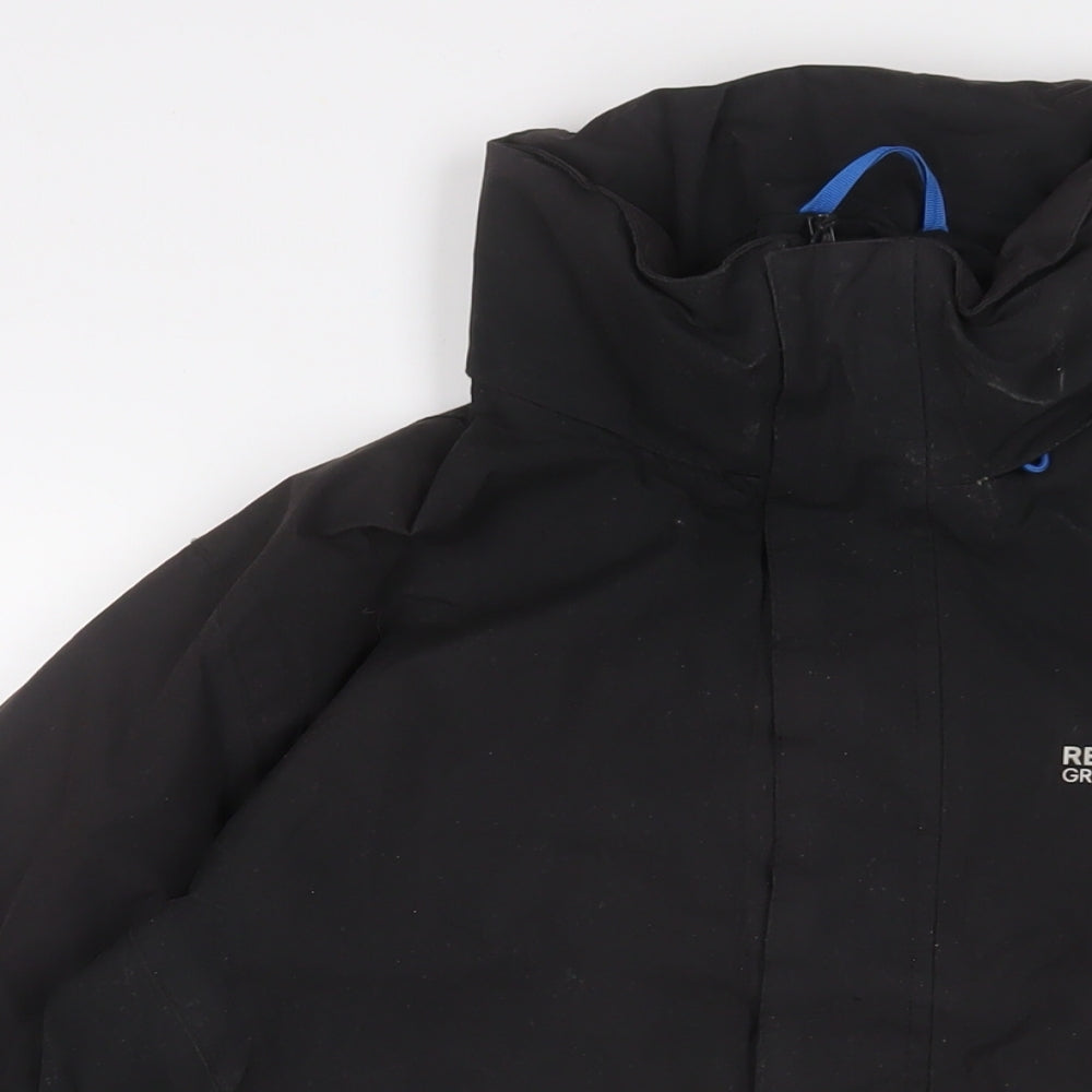 Regatta Mens Black Jacket Coat Size L Zip