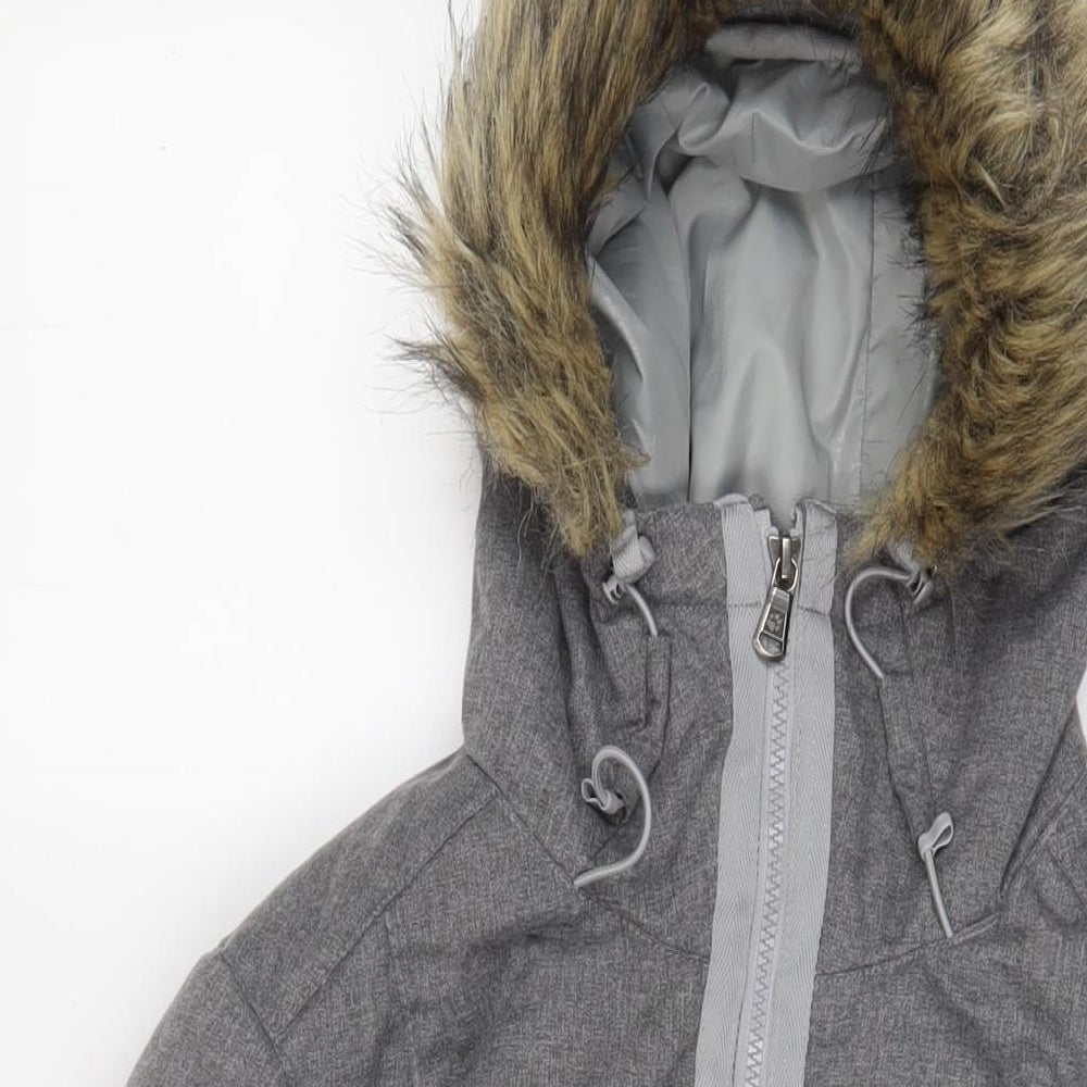 Jack Wolfskin Womens Grey Jacket Coat Size M Zip