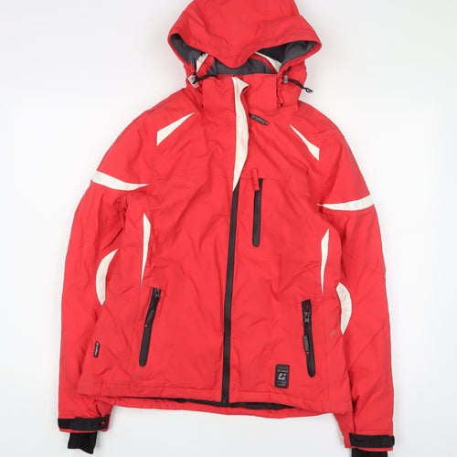 Killtec Womens Red Jacket Coat Size 10 Zip