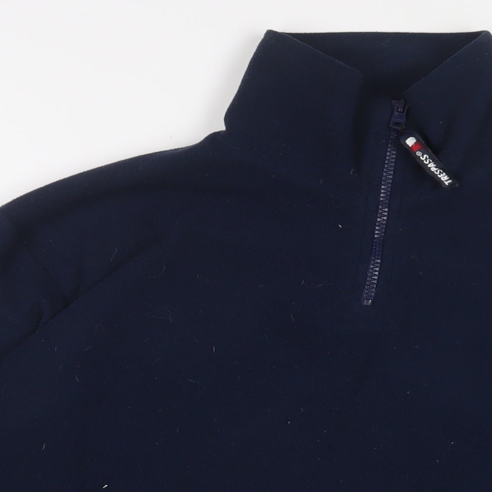Trespass Boys Blue Polyester Pullover Sweatshirt Size 15-16 Years Zip