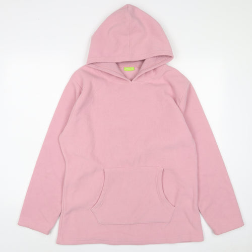 Yorkshire Trading Womens Pink Polyester Pullover Hoodie Size L Pullover