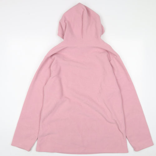 Yorkshire Trading Womens Pink Polyester Pullover Hoodie Size L Pullover