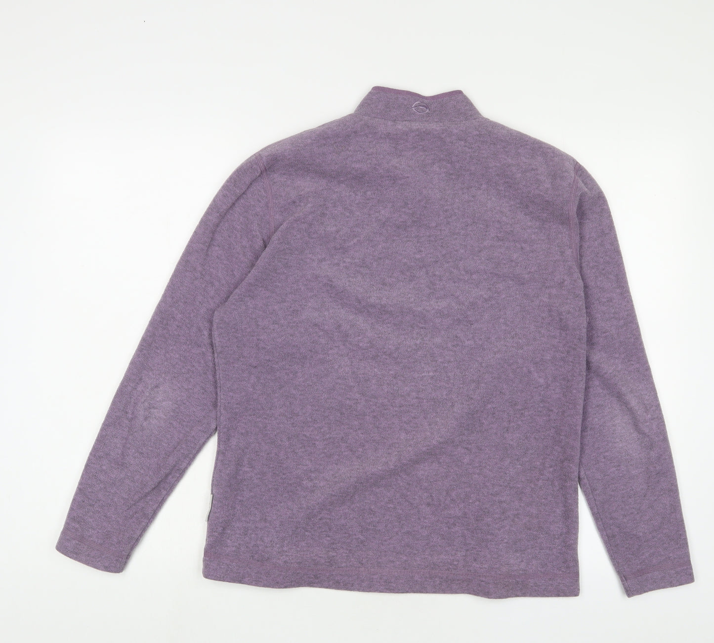 Sprayway Womens Purple Polyester Pullover Sweatshirt Size 12 Zip