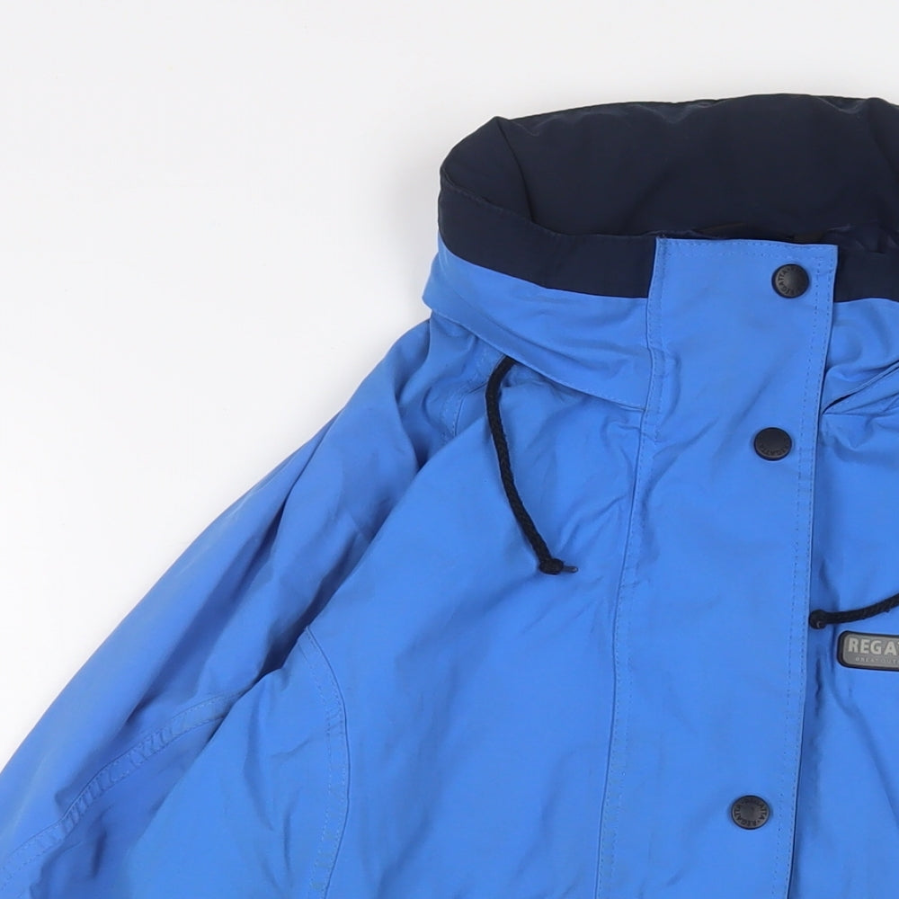 Regatta Womens Blue Jacket Coat Size 12 Zip